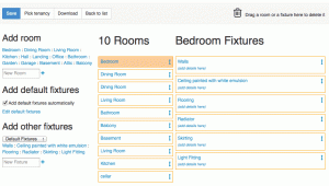 Inventory screen - free landlord software
