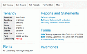 Tenancy - free landlord software